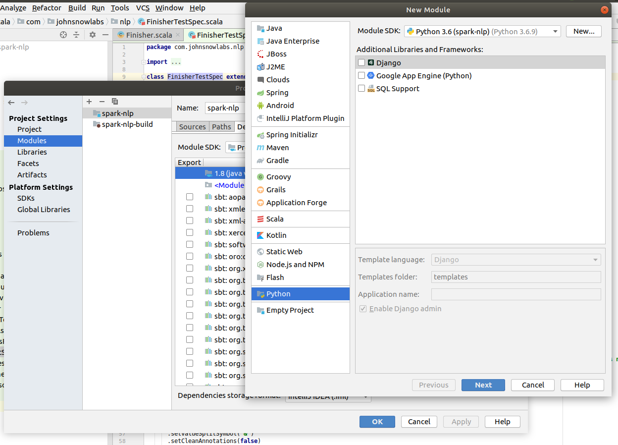 python module pop up