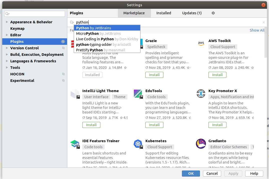 Python plugin